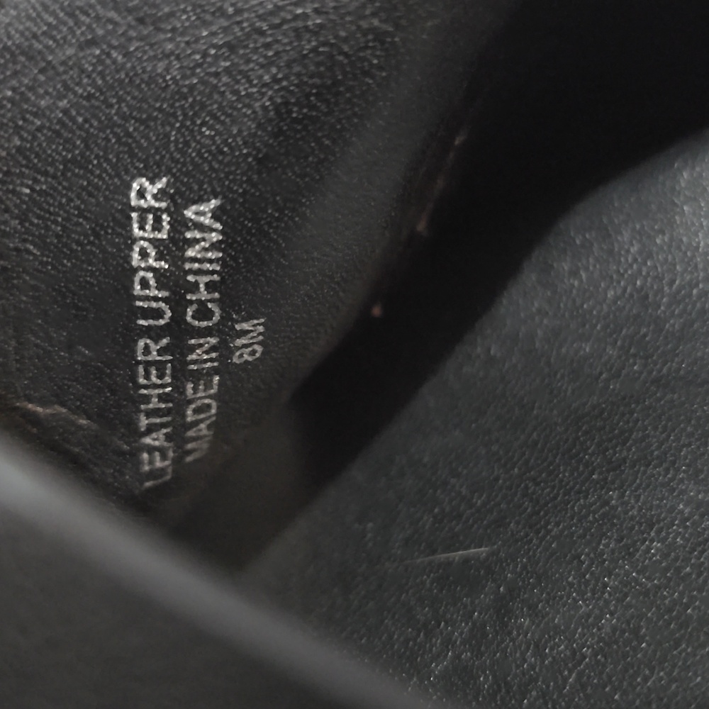 J Slides Black Platform Sandals with Buckle Detail Size 8 - Picture 5 of 7